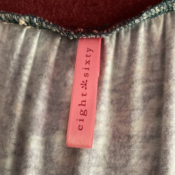 Eight sixty boutique brand made in USA mini casual boho cottage dress s - Picture 7 of 9